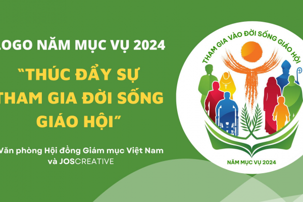 Logo năm mục vụ 2024: “Thúc đẩy sự tham gia đời sống Giáo hội”