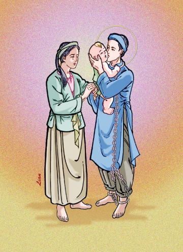 Ảnh vẽ Các Thánh Tử Đạo VN 2