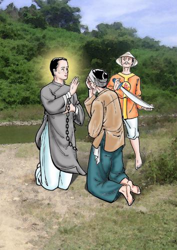 Ảnh vẽ Các Thánh Tử Đạo VN 3