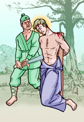 Ảnh vẽ Các Thánh Tử Đạo VN 1