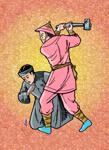 Ảnh vẽ Các Thánh Tử Đạo VN 1