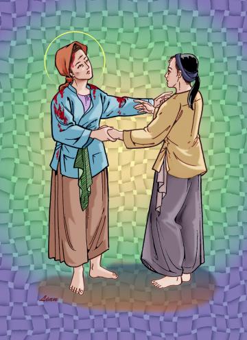 Ảnh vẽ Các Thánh Tử Đạo VN 1