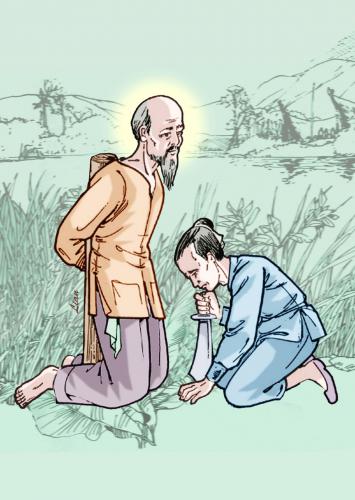 Ảnh vẽ Các Thánh Tử Đạo VN 1